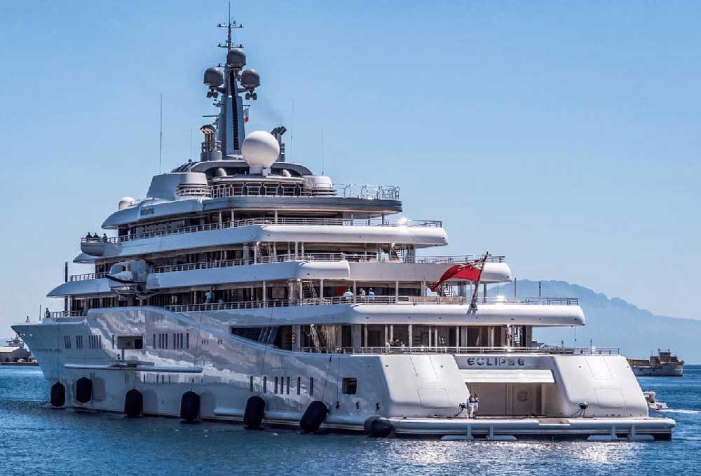 YACHT ECLIPSE, Estimated 1.2 Billion USD